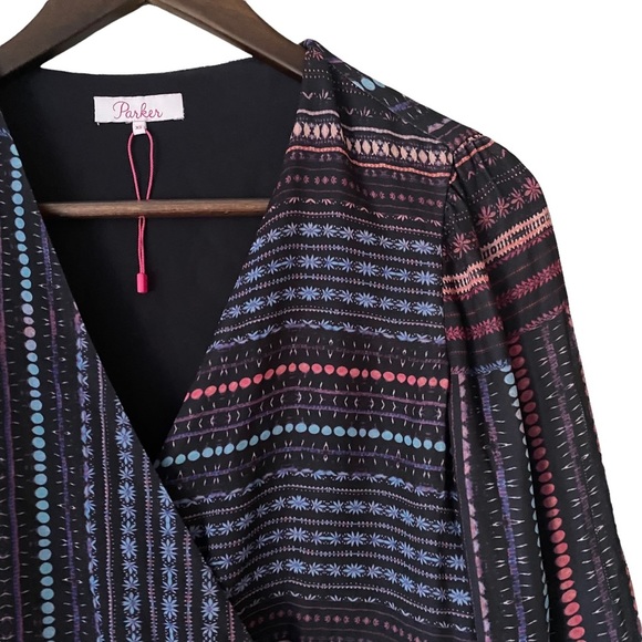 Parker Wrap Tolomei Front Blouse - Picture 2 of 9